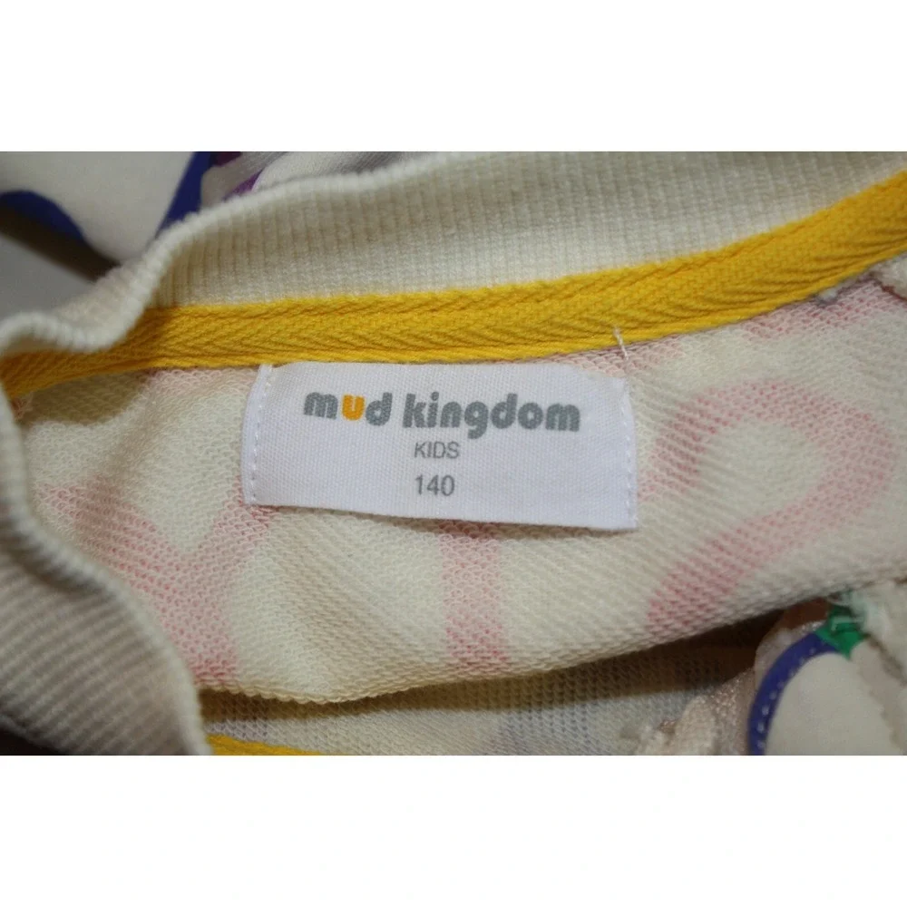 Mud Kingdom Jacket 140 US 8/10 Multicolor Lifestyle Printout Sweater Kids Zip